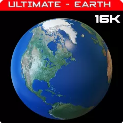 Earth 3D model
