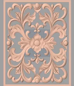 European furniture 3D relief models for CNC wood engraving E185 3D model