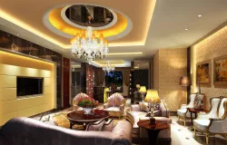 European interior design style living room design 3DMAX 3D model
