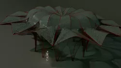 Fancy pavilion 3D model