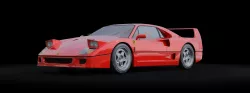 Ferrari F40 3D model