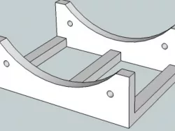 Filament Spooler coaster for Printbot Spools