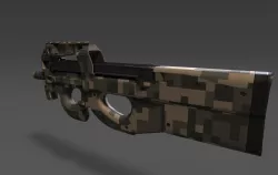 FN P90 Personal Defense Weapon 3D model Low-poly  3D model