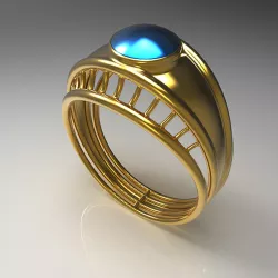 Golden Bridge Ring