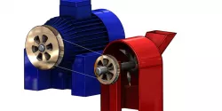 GRASS CUTTING MACHINE WITH MOTOR & ANIMATION