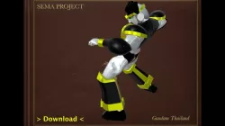 Gundam Sema Project Low-poly  3D model