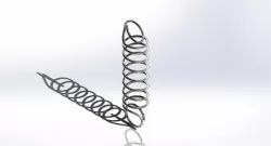 Helical Spring with Hook