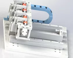 Hinge locating mechanism 3D model