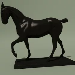 Horse Statuette 3A 3D model