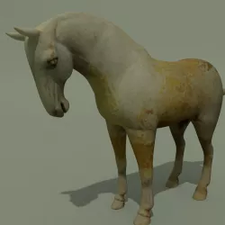 Horse Statuette K 3D model