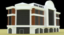 Hotel Building 3D model