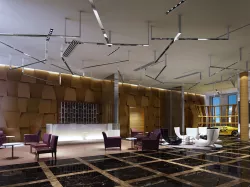 Hotel lobby 3D model 3D model
