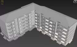 housing estate 3D model