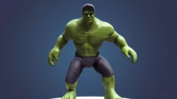 Hulk Cartoon 3D model