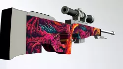 HYPERBEAST AWP SNIPER RIFFLE   Low Poly Low-poly  3D model