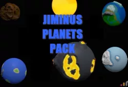 Jiminus Planets Pack 3D model