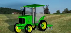 john deere tractor in catia