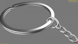 keychain 3D Model Low-poly  3D model