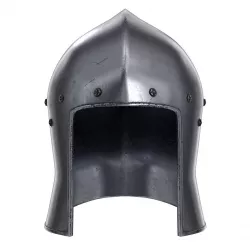 Knight Barbute Iron Helmet 3D model