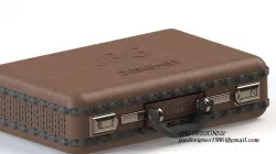 Leather executive briefcase! Designed in Solidoworks 2016 +render photoview360.  jpgdesigner1986@gmail.com