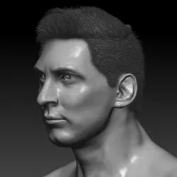  Lionel Messi 3D model