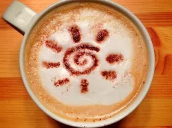 Little Sunshine, Coffee Stencil