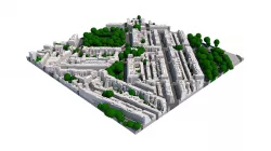 London city tile Level 2 block TQ2879 South West 3D model