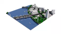 London city tile Level 2 block TQ3080 South East 3D model