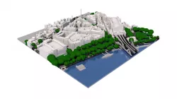 London city tile Level 2 block TQ3080 South West 3D model