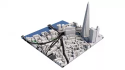 London city tile Level 2 block TQ3280 South East 3D model