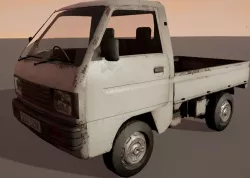 Low poly van Low-poly  3D model