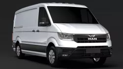 MAN TGE Van L2H1 2018 3D model
