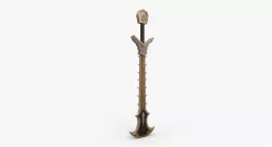 Megatrone Sword Low-poly  3D model