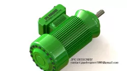Motor AC designed in solidworks 2016