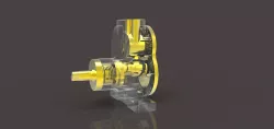 Oil piston pump