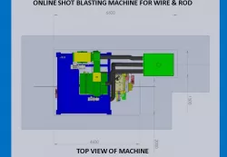 ONLINE WIRE SHOT BLASTING MACHINE