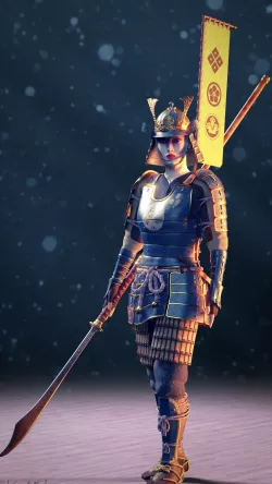 Onna-bugeisha 3D model