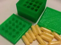 Pill capsule filling tool #3 size
