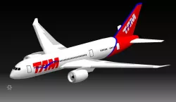PLANE / BOEING 787 - TAM BRAZIL -CATIAV5