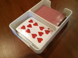 Playing Card Draw/Discard holding tray