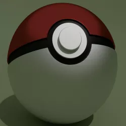 Pokeball 3D model