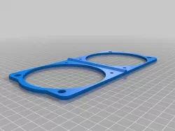 Porsche 911 speaker adapter plate