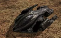predator ship Low-poly  3D model
