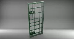 Prison Cell Gate/Plexiglass