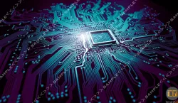 Quantum processor 3D model