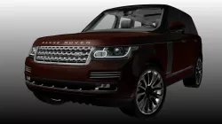 Range Rover L405 Autobiography 2015 Low-poly  3D model