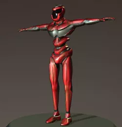 ROBOT  Low-poly  3D model