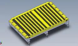 Roller conveyor drive