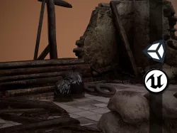 Rubble and Debris - Collection 2 Low-poly  3D model