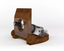 Russian Standart Vodka Bottle 3D model